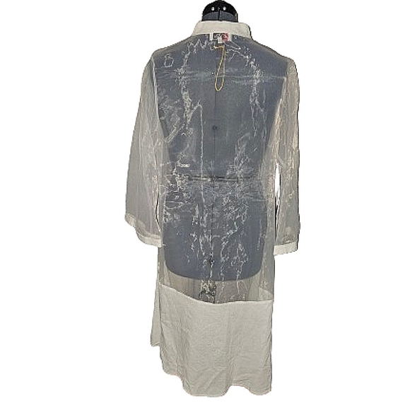 NWT LISA RENE, 3 PIECE LINEN/SHEER PANT SUIT SIZE M - Picture 9 of 15